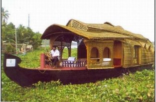 Индийские лодки-дома (21 фото)