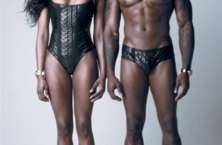 Naomi Campbell и Tyson Beckford (10 фотографий)