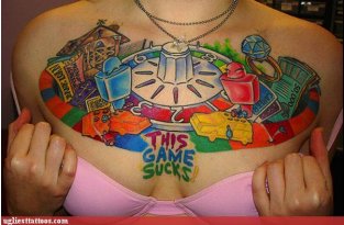 Неудачные татуировки (60 фотографии)