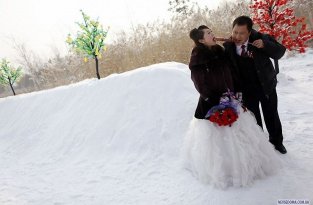 Массовая свадьба в Харбине (11 фото)