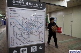 Сеул: первые впечатления | Метро (12 фото)