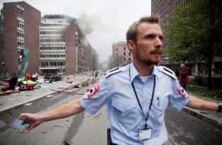 Взрывы в столице Норвегии (11 фото)