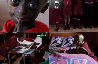 12-летняя девочка-старушка из ЮАР (14 фото)