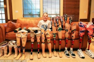 Мальчик-инвалид мечтает завоевать золото на Паралимпийских играх (7 фото)