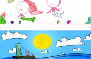 Рисунки детей, воплощенные в жизнь. Часть 2 (23 фото)