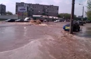 В Киеве прорвало канализацию