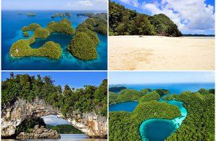 Скалистые острова Палау (18 фото)