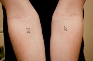 Миниатюрные татуировки со смыслом (75 фото)