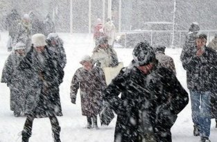 Алтайский край неожиданно завалило снегом (11 фото + видео)