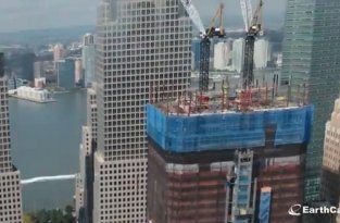 Ускоренная съемка постройки торгового центра в New Yorke 2004 - 2013
