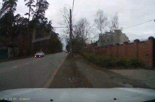Водитель Hyundai сбил пешехода (0:15)