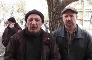 Иностранец взял интервью у протестующих в Славянске (майдан)