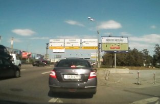 Конфликт на дороге (0:40)