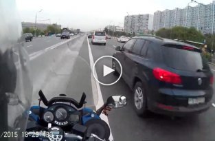 Встреча двух мотоциклистов