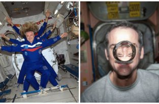 Типичный день на МКС: как развлекаются космонавты (17 фото + 3 видео + 3 гиф)