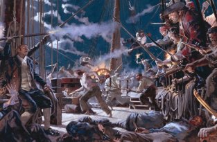 Сухогруз против пиратов (2 фото)