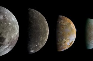 Юпитер и его спутники (19 фото)