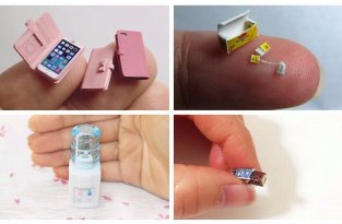Удивительный мир миниатюр: как бы выглядели привычные нам вещи в мини-формате (16 фото)