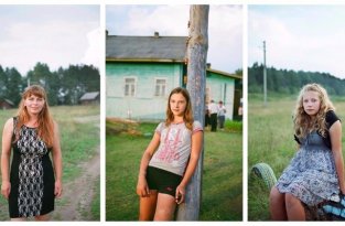 Душевные фотографии женщин из российских деревень, в которых всё по-настоящему (41 фото)