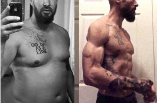 Мужчина похудел на 30 кг и занялся ММА, чтобы пережить развод (7 фото)