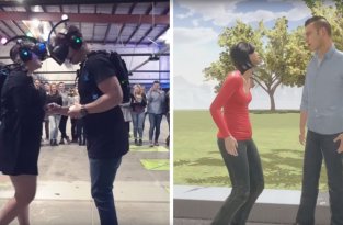 Парень сделал предложение девушке в виртуальной реальности (8 фото + 1 видео)