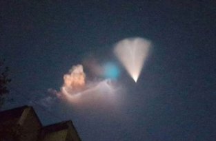 Жители юга России приняли баллистическую ракету за НЛО (6 фото + видео)