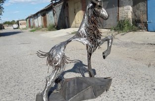 Горный козел из метала своими руками (11 фото)
