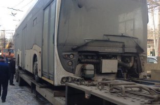 В ростовское депо поступил электробус (2 фото)
