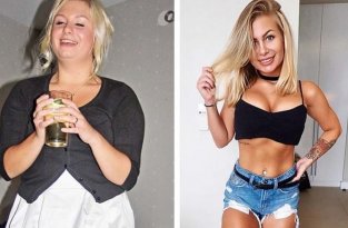 Блогерша показала, как отказ от выпивки сказался на её теле (15 фото)