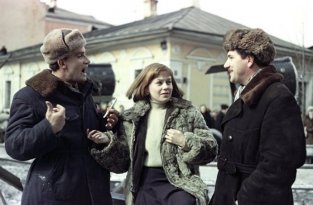 Архивные фотографии со съемочных площадок известных советских фильмов (23 фото)