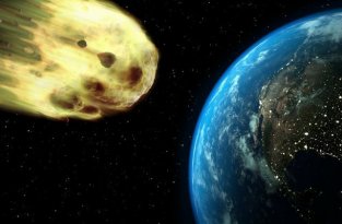Минувшей ночью рядом с Землей пролетел астероид размером со Статую Свободы (2 фото)