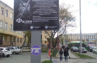 В центре Екатеринбурга весит объявление о поиске наркокурьера (2 фото)