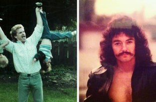 Парень создал страничку в Инстаграме, где собирает снимки отцов из 70-80-х годов (26 фото)