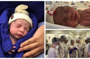 В Бразилии родился ребенок из донорской матки умершей женщины (5 фото)