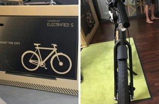 Фирма придумала, как спасти велосипеды от поломки при доставке (4 фото)