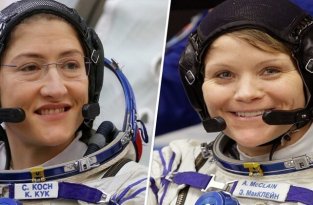 NASA готовит первый в истории выход женского экипажа в открытый космос (3 фото)