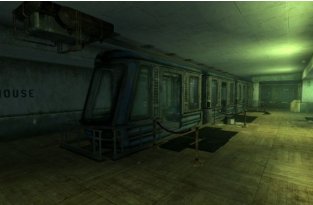 В игре Fallout 3 вагон оказался лишь одним из видов брони игрока (2 фото)