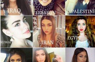 Красота по-арабски. Девушки постят селфи с хештегом #TheHabibatiTag (21 фото)