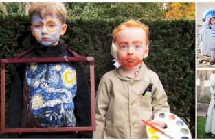 16 потрясающих детских костюмов на Хэллоуин (16 фото + 1 видео)