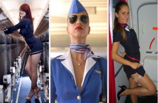 Стюардессы разных авиакомпаний (37 фото)