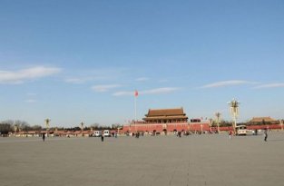 Безлюдный Пекин в канун Китайского Нового года (13 фото)