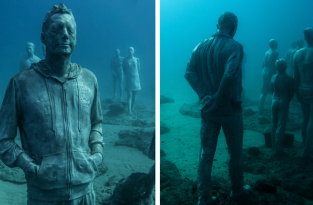 Невероятный подводный музей превратил океаническое дно в галерею искусств (17 фото)