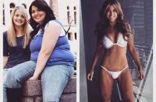 Девушка сбросила 60 кг за два года: невероятные фото до и после (15 фото)
