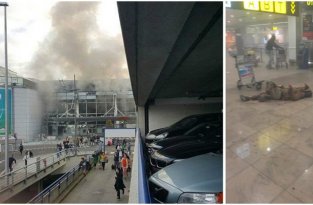 Теракты в Брюсселе: мощные взрывы прогремели в аэропорту и метро (21 фото)