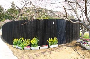 Необычный общественный туалет в Японии (3 фото)