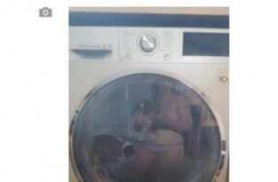 Невнимательная хозяйка стиральной машины отправила в сеть интимное фото (фото)