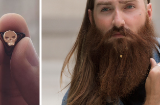 Первая в мире коллекция ювелирных изделий для бородатых мужчин (8 фото + 1 видео)