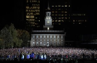 Как прошел самый масштабный предвыборный митинг в поддержку Хиллари Клинтон (12 фото)
