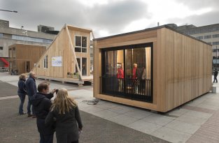 В Нидерландах прошел конкурс на лучший проект дома для беженцев (8 фото)