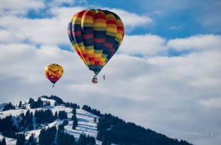 Международный фестиваль воздушных шаров в Швейцарии (10 фото)